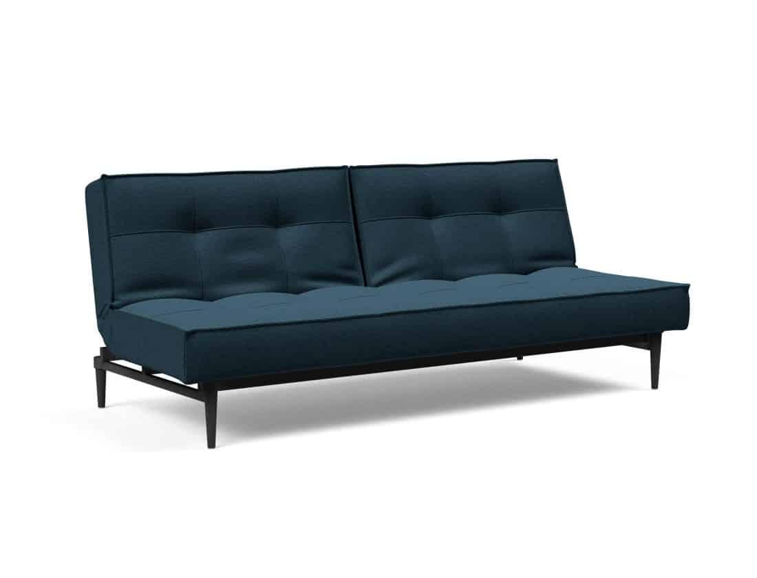 Splitback Styletto Sofa Bed Black Wood 580 P2 Web