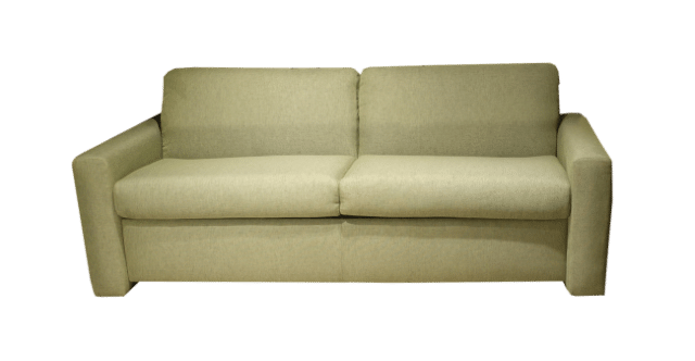 High, comfortable seating and a perfect bed in this Real sofa bed