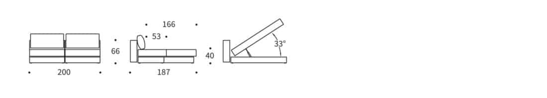 Akello Lounger Sofa Bed Icon