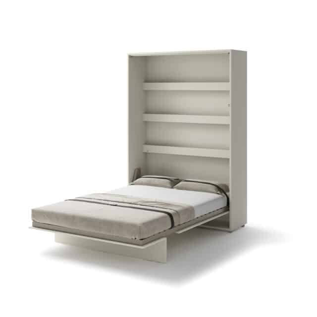Folding bed Deko with a bed size of 140 x 200 in a sand color