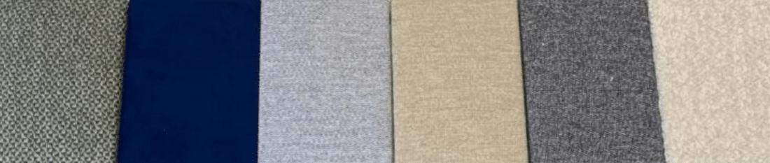 Fabrics for the upholstered headrest of the Deko vertical bed box
