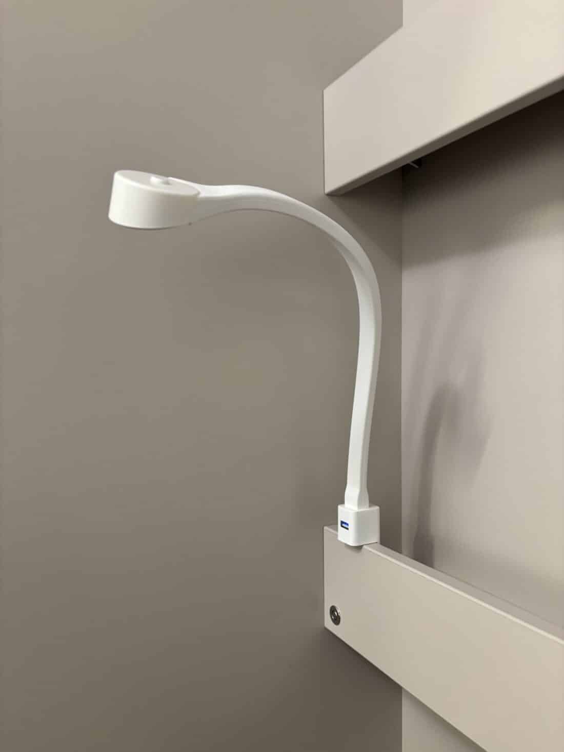 2 led lampen voor het opklapbed deko inclusief usb