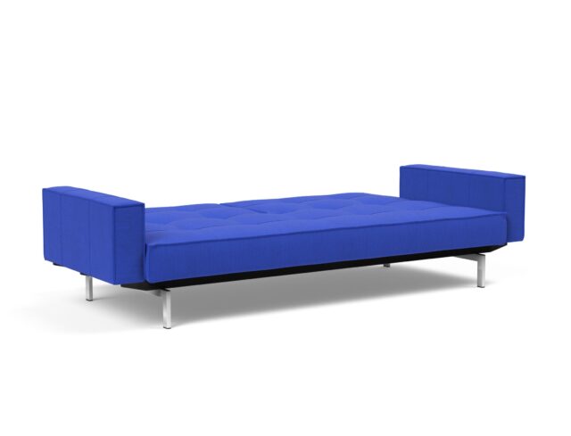 Sofa Bed Splitback Chrome Arms Bf