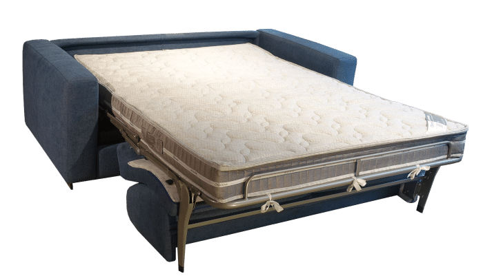 Uitgeklapte Bed Van De Slaapbank Modular Met Rechte Armen Uitgeklapte Bed Van De Slaapbank Modular Met Rechte Armen