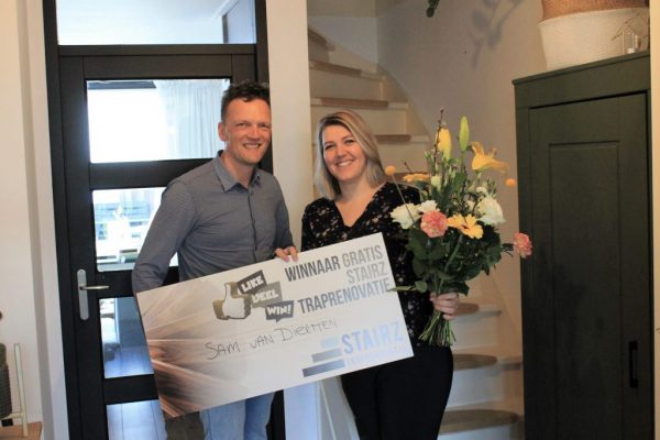 gratis traprenovatie,winactie stairz,winnares traprenovatie 2019