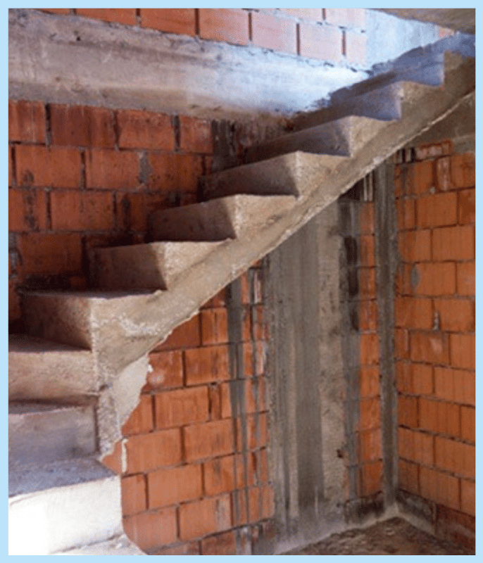 betonnen trap
