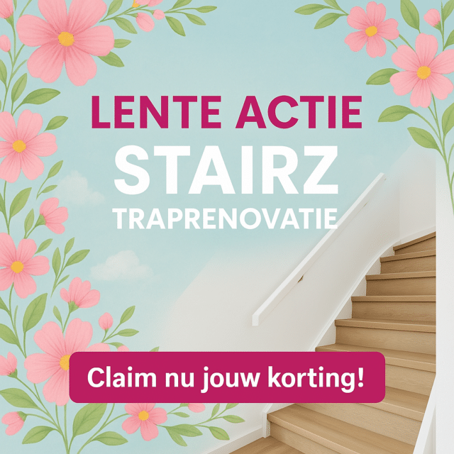 Lentekriebels bij Stairz traprenovatie - claim nu jouw korting Lentekriebels bij Stairz traprenovatie - claim nu jouw korting