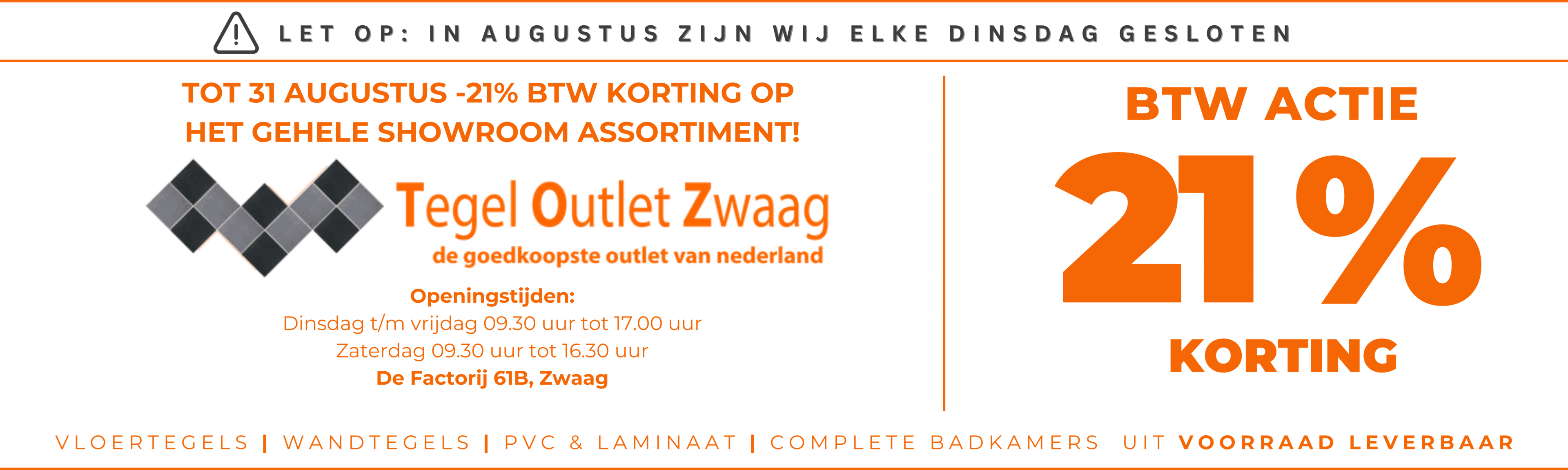 Tegel Outlet Zwaag