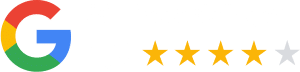 Tegeltiek Google Reviews White