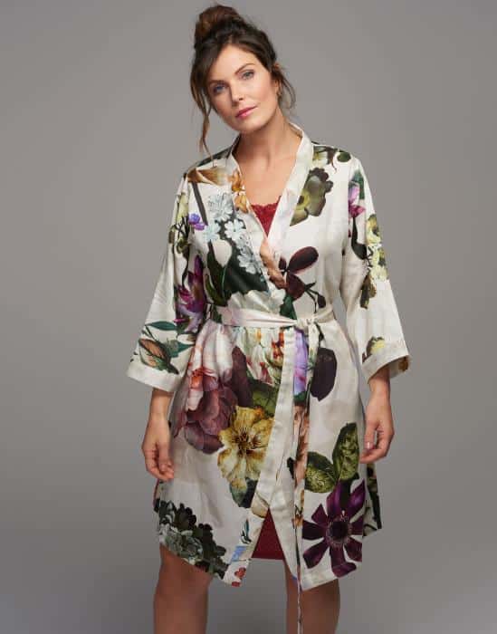 Kimono Ecru Fleur