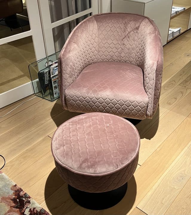 Ellis Draaifauteuil Hocker
