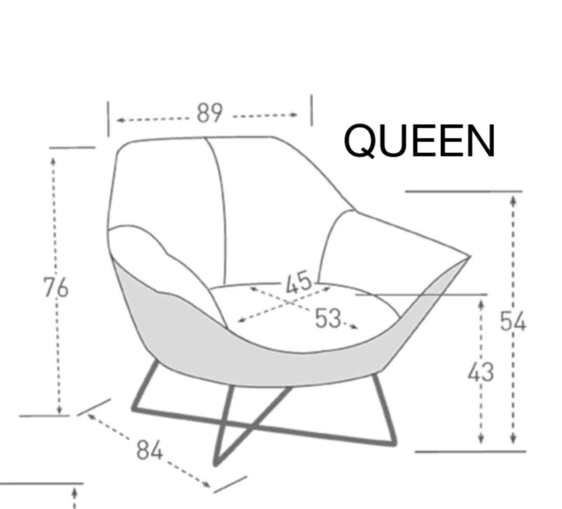 Rico Fauteuil Rom1961 Rouge