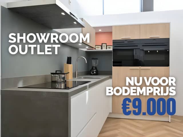 japandi showroomkeuken outlet