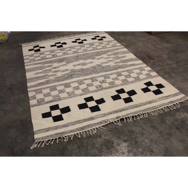 Outlet Carpet Zwartwit 01