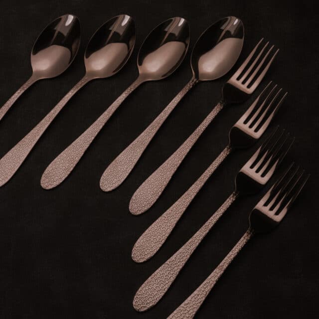 Vargen Thor Fenix Copper Dessert Cutlery 2