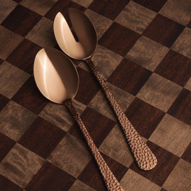 Lettuce cutlery Fenix Copper
