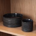 SERVICEN C – set van 4 dessertborden (antraciet)