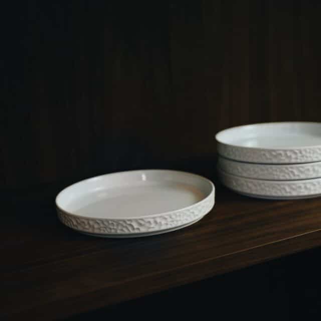 Servicen C Set Van 4 Dessertborden Wit