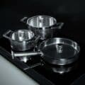 GLIMA - set de casseroles (acier inoxydable poli)