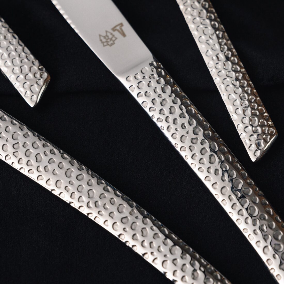 Vargen Thor Steak Set Zilver Glima 5