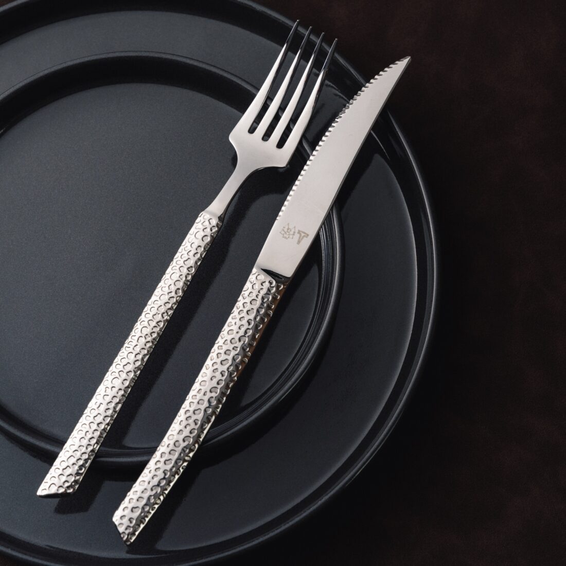 Vargen Thor Steak Set Zilver Glima 6