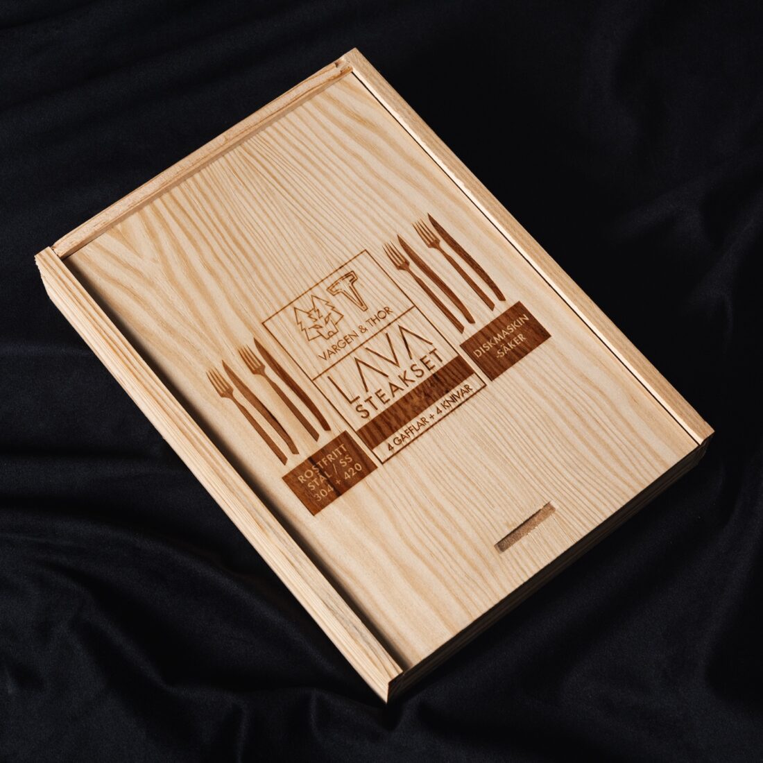 Vargen Thor Steakset Zilveren Lava 4