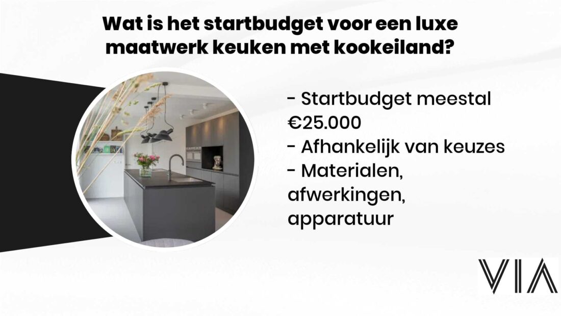 Wat Is Het Startbudget Voor Een Luxe Maatwerk Keuken Met Kookeiland