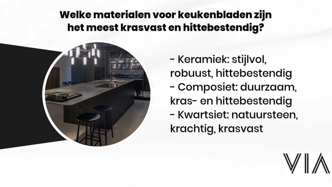 Welke Materialen Voor Keukenbladen Zijn Het Meest Krasvast En Hittebestendig