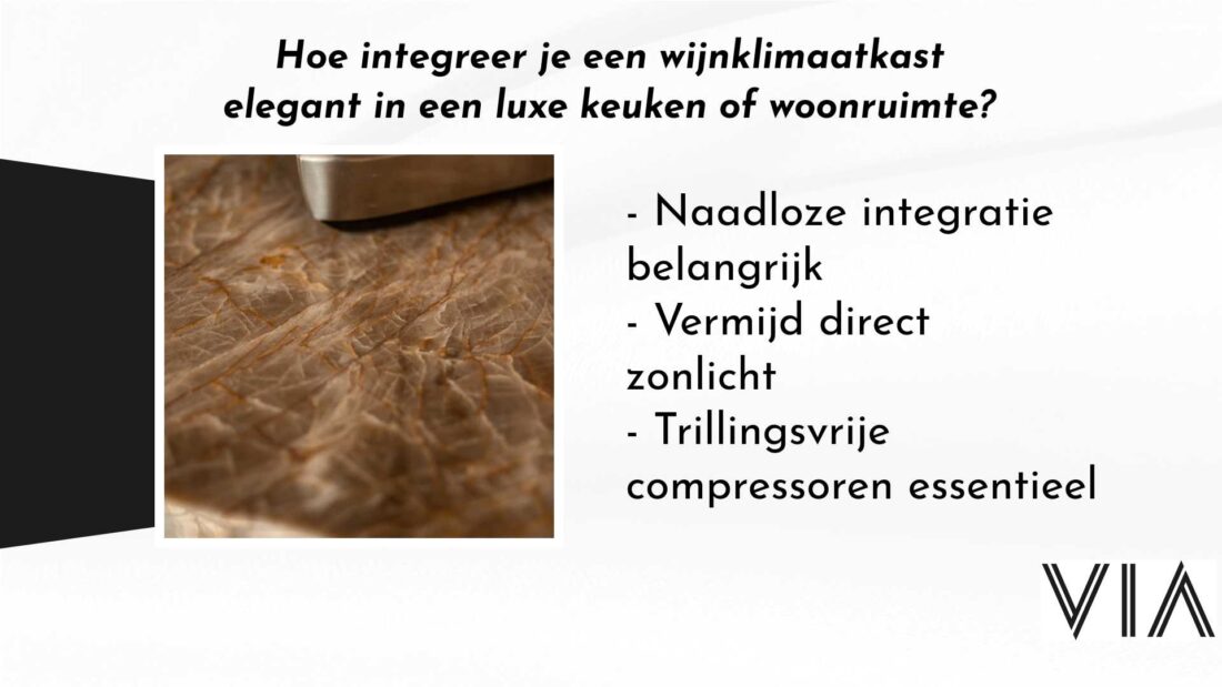 Hoe Integreer Je Een Wijnklimaatkast Elegant In Een Luxe Keuken Of Woonruimte