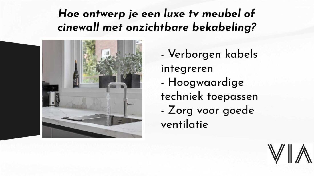 Hoe Ontwerp Je Een Luxe Tv Meubel Of Cinewall Met Onzichtbare Bekabeling