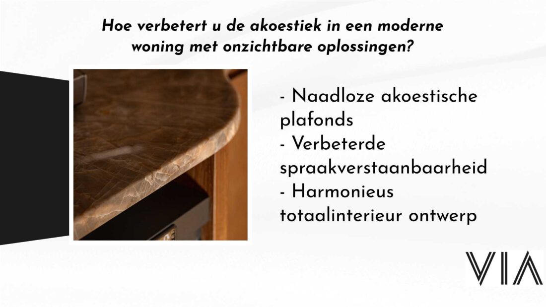 Hoe Verbetert U De Akoestiek In Een Moderne Woning Met Onzichtbare Oplossingen