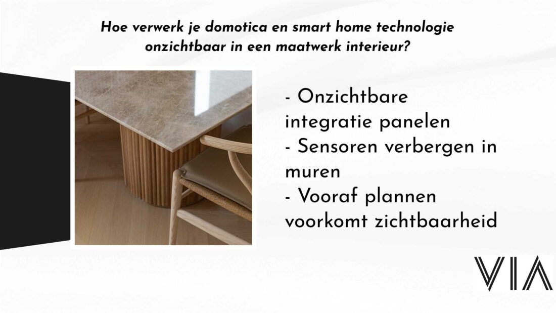 Hoe Verwerk Je Domotica En Smart Home Technologie Onzichtbaar In Een Maatwerk Interieur