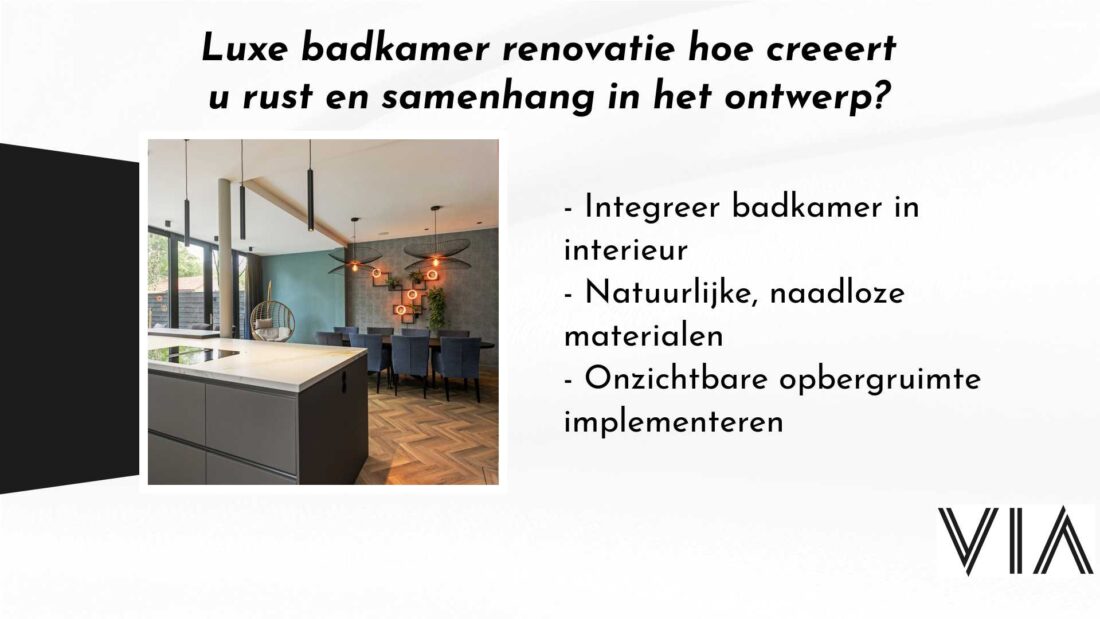 Luxe Badkamer Renovatie Hoe Creeert U Rust En Samenhang In Het Ontwerp