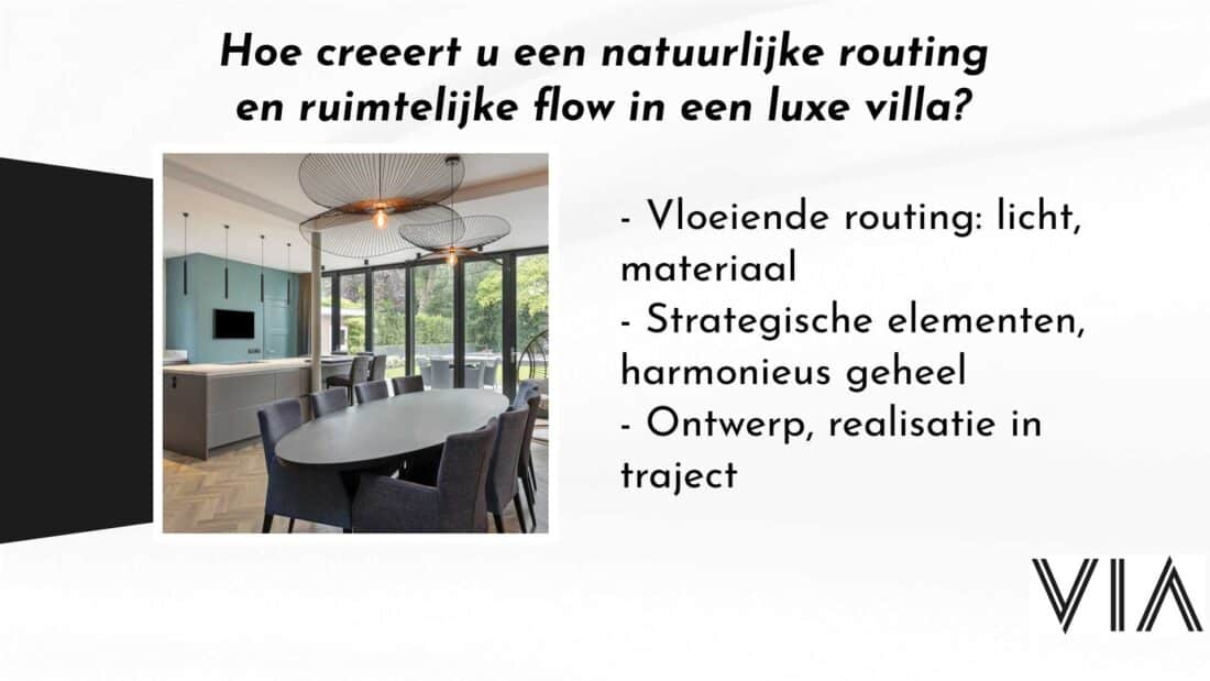 Hoe Creeert U Een Natuurlijke Routing En Ruimtelijke Flow In Een Luxe Villa