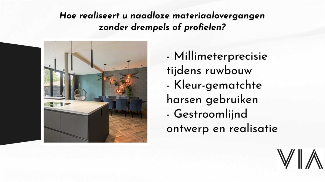 Hoe Realiseert U Naadloze Materiaalovergangen Zonder Drempels Of Profielen