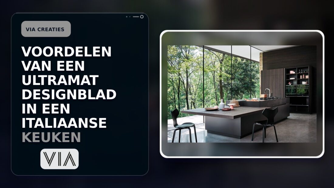 Voordelen van een ultramat designblad in een Italiaanse keuken