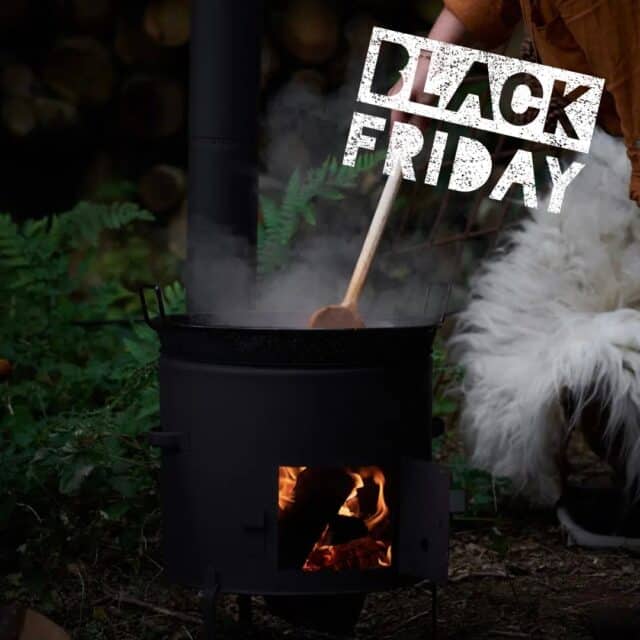 BLACK FRIDAY DEAL! BBQ Buiten kookkachel met wokpan