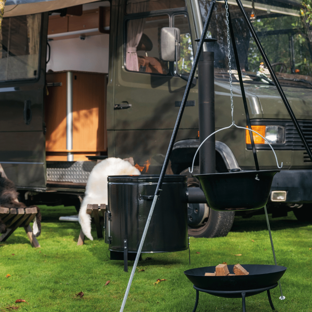 Ensemble de trépieds pour camping-car Réchaud de cuisine d'extérieur Witcher XL