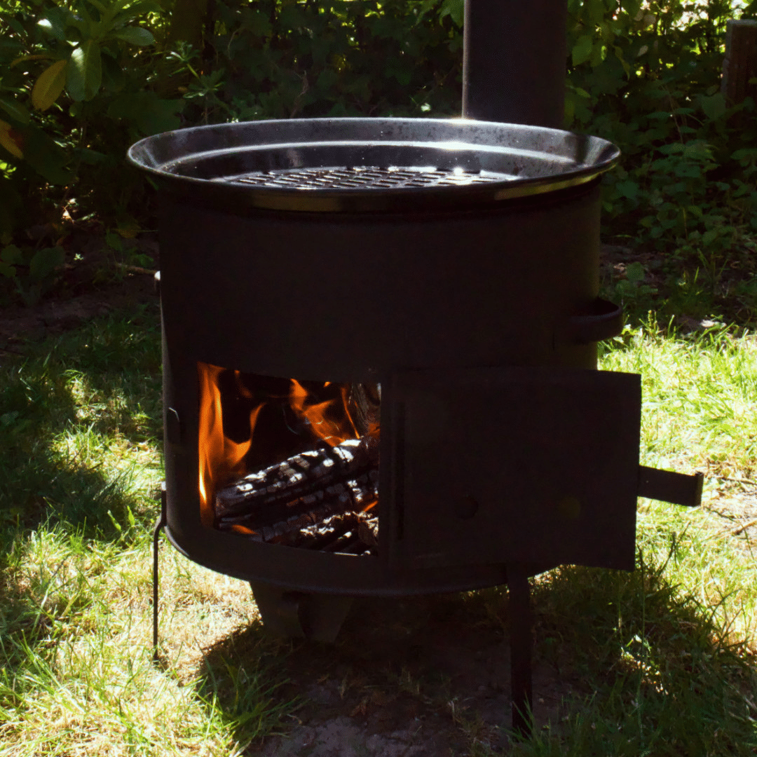 VUUR LAB. BBQ Buiten kookkachel met grill rooster