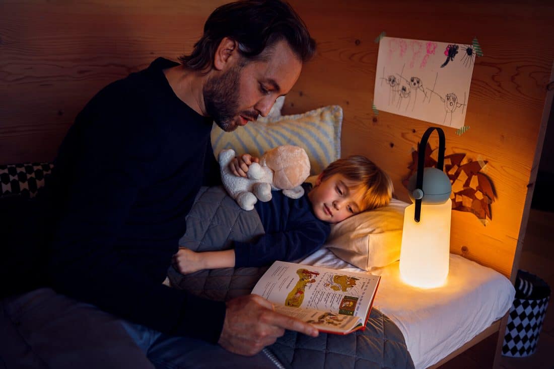 Make reading aloud extra atmospheric with a Guidelight