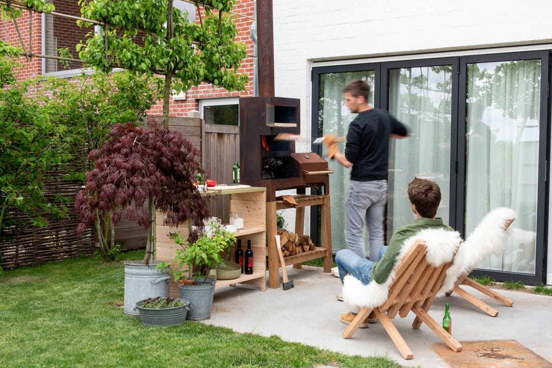 Create an outdoor adventure space for outdoor cooking together