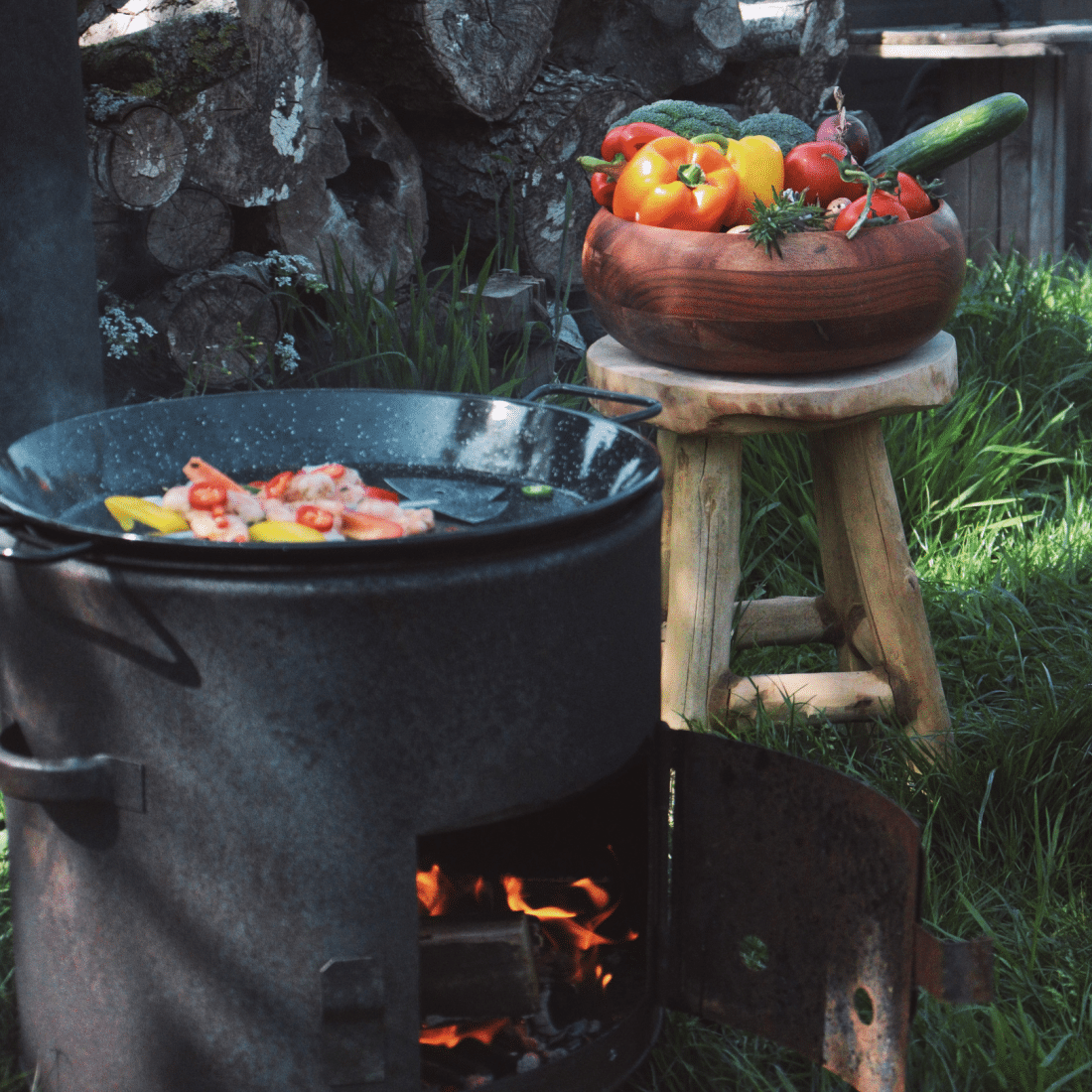 Cuisson et feux en plein air avec le poêle VUUR LAB.