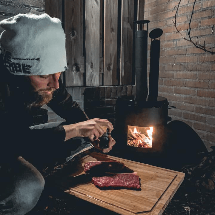 Outdoor cooking with the VUUR LAB. stove