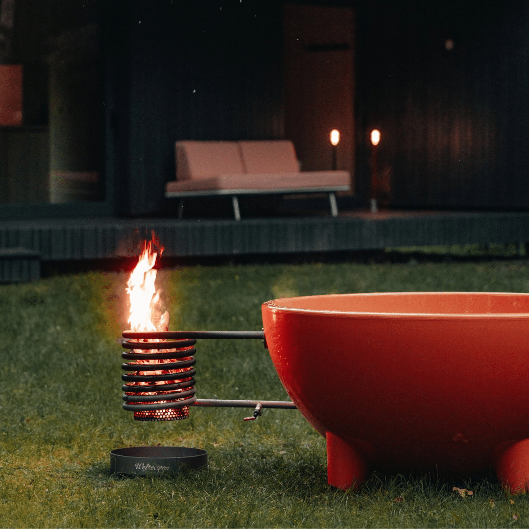 Dutchtub original weltevree oranje met vuur