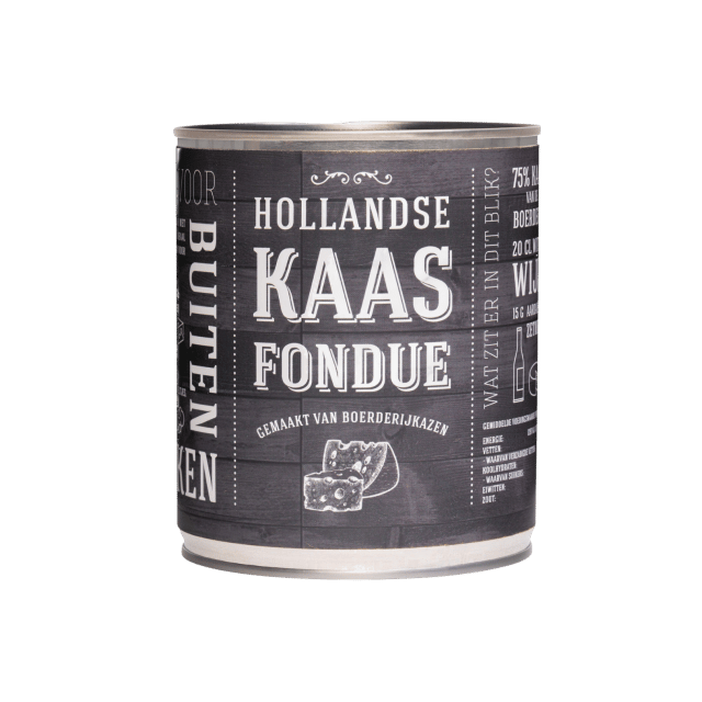 Dutch cheese fondue in a 750g can