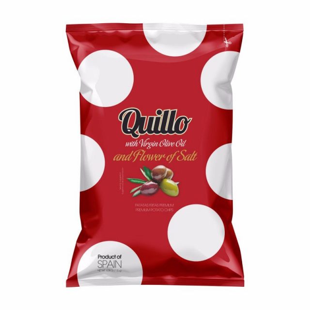 Quillo Chips Blume aus Salz