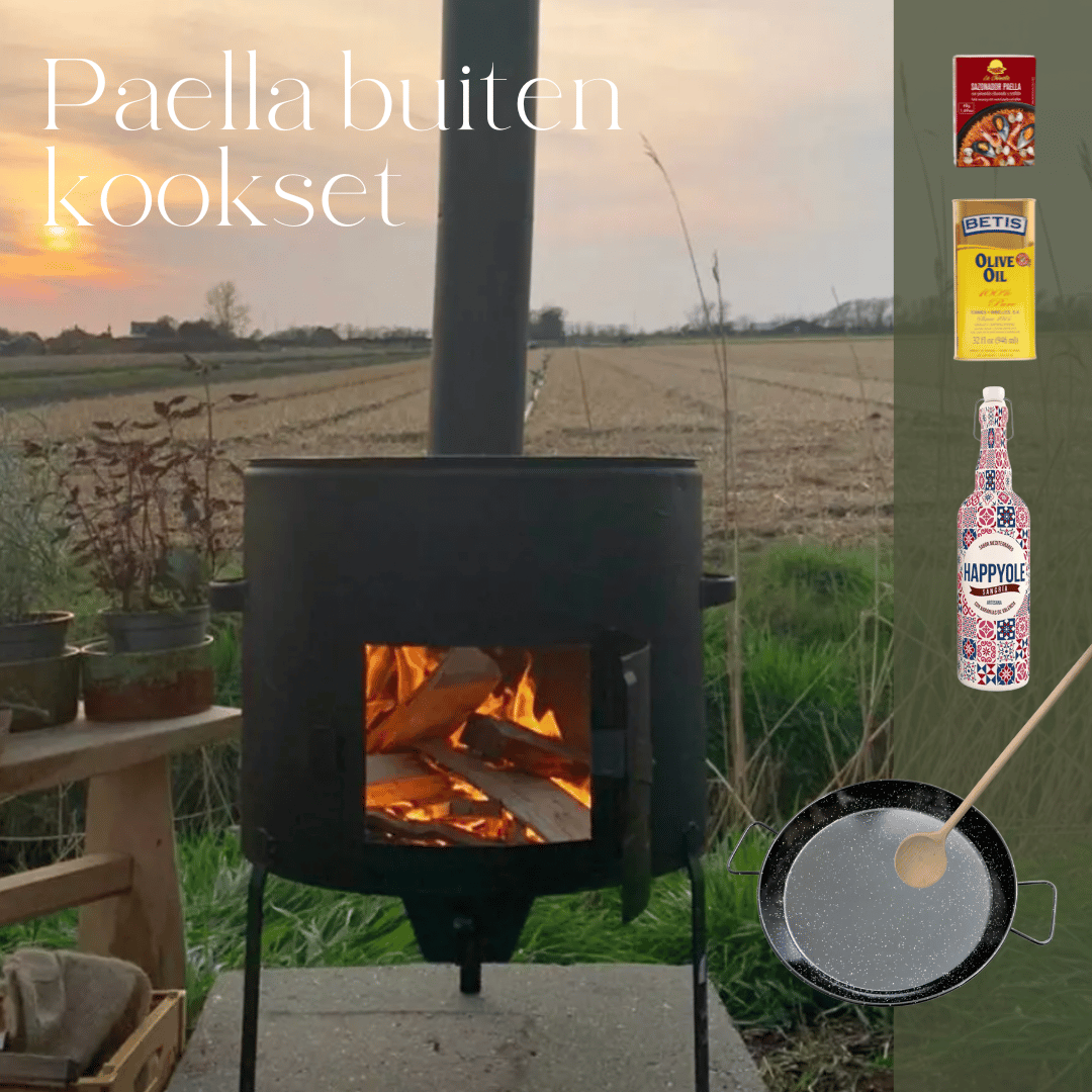 Paella outdoor cooking set