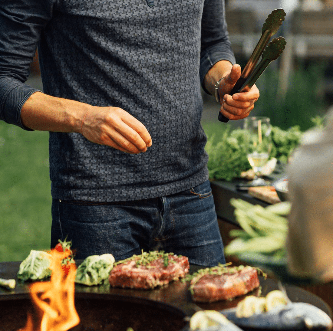 OFYR buitenkoken op de plancha