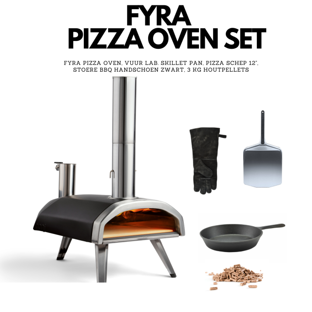 El juego perfecto para horno de pizza de Fyra