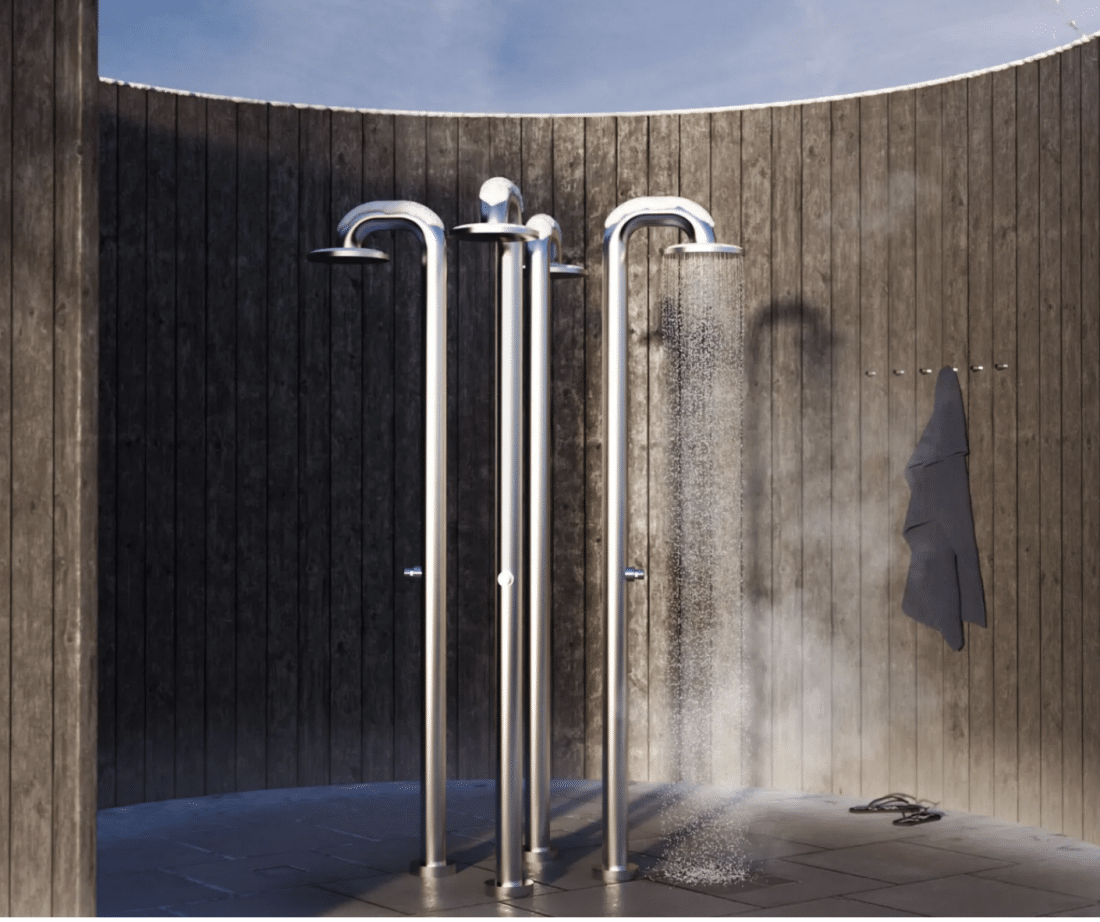 JEE-O FATLINE OUTDOOR SHOWER PUSH - na zewnątrz